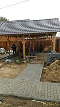 Тропинка из брусчатки